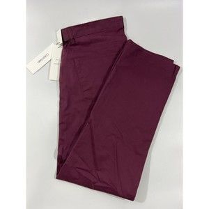 CALVIN KLEIN SLIM FIT CHINOS PANTS MENS SIZE 38X32 BURGUNDY NEW WITH TAGS